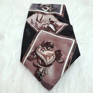 Vintage Men's Necktie Looney Tunes Mania, 1995